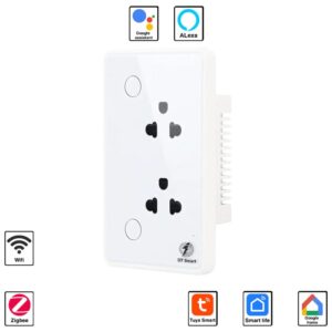 Ổ cắm thông minh EITsmart kết nối Wifi/Zigbee 10A Viền PC