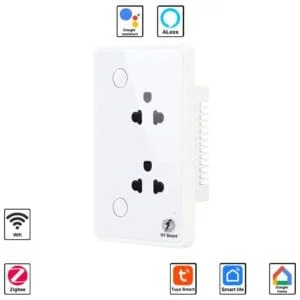 Ổ cắm thông minh EITsmart kết nối Wifi/Zigbee 10A Viền PC
