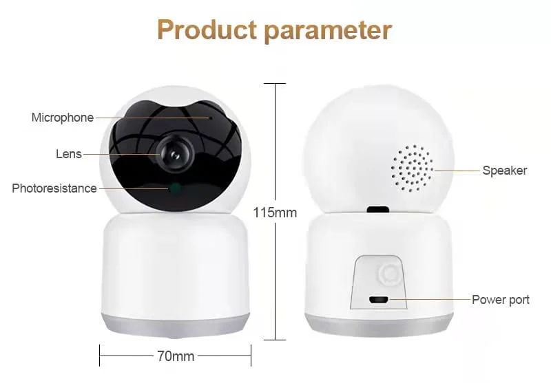 Camera WiFi Tuya CWI04 Indoor phát hiện chuyển động