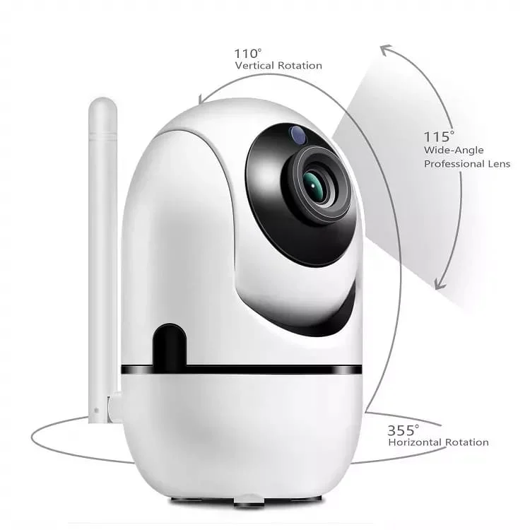 Camera PTZ Thông Minh WiFi, đàm thoại 2 chiều, phát hiện chuyển động, Panoramicview (Indoor)