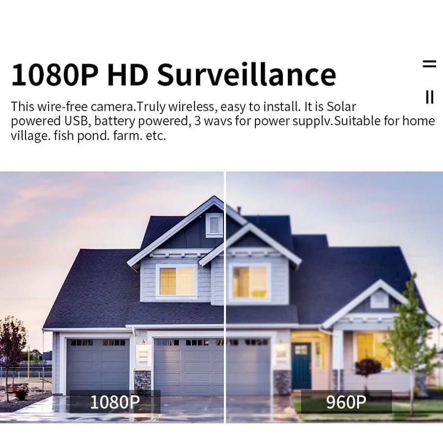 Camera thông minh WiFi, đàm thoại 2 chiều, Full-HD, chống nước IP66 - Image 7