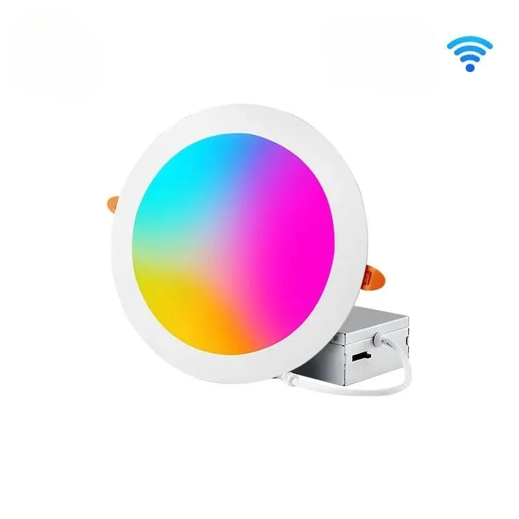Đèn LED Downlight thông minh WiFi, RGB Dimming 16 triệu màu, 24W - Image 4