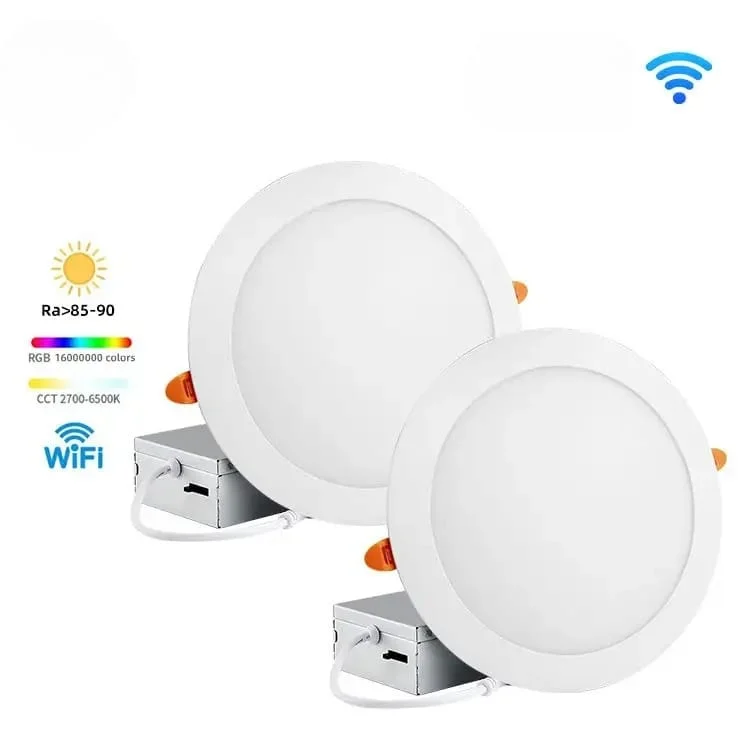 Đèn LED Downlight thông minh WiFi, RGB Dimming 16 triệu màu, 24W - Image 5