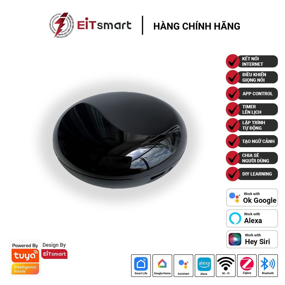 Bộ điều khiển hồng ngoại thông minh WiFi EITsmart Đa năng