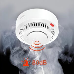 Cảm biến báo khói thông minh WiFi, tích hợp chuông báo 80dB