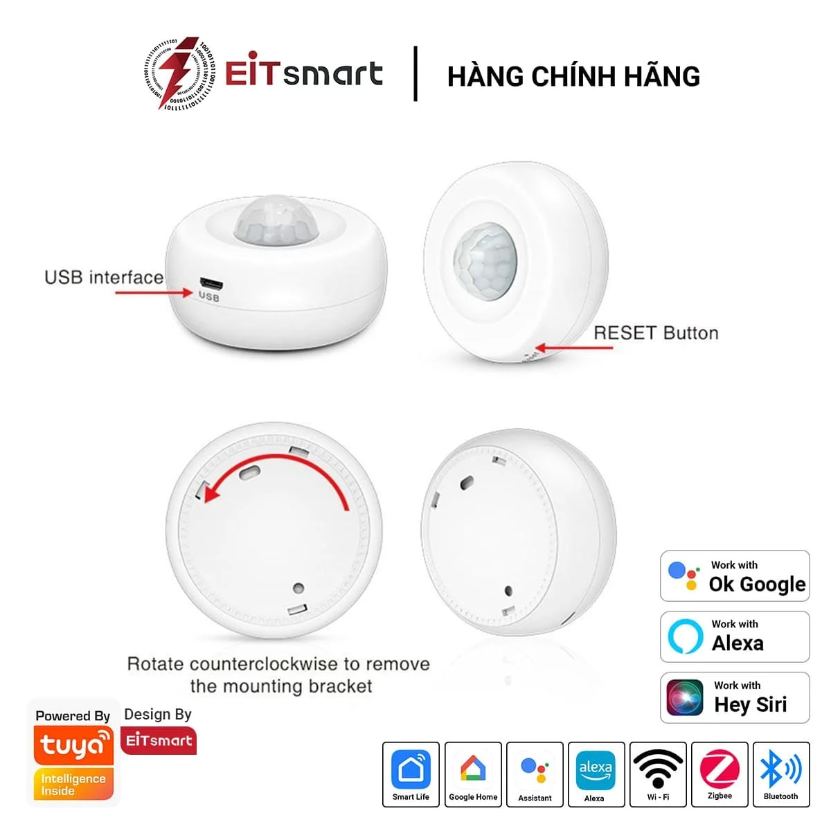 Cảm biến phát hiện chuyển động PIR EITsmart ESS8022Z Zigbee - Image 8