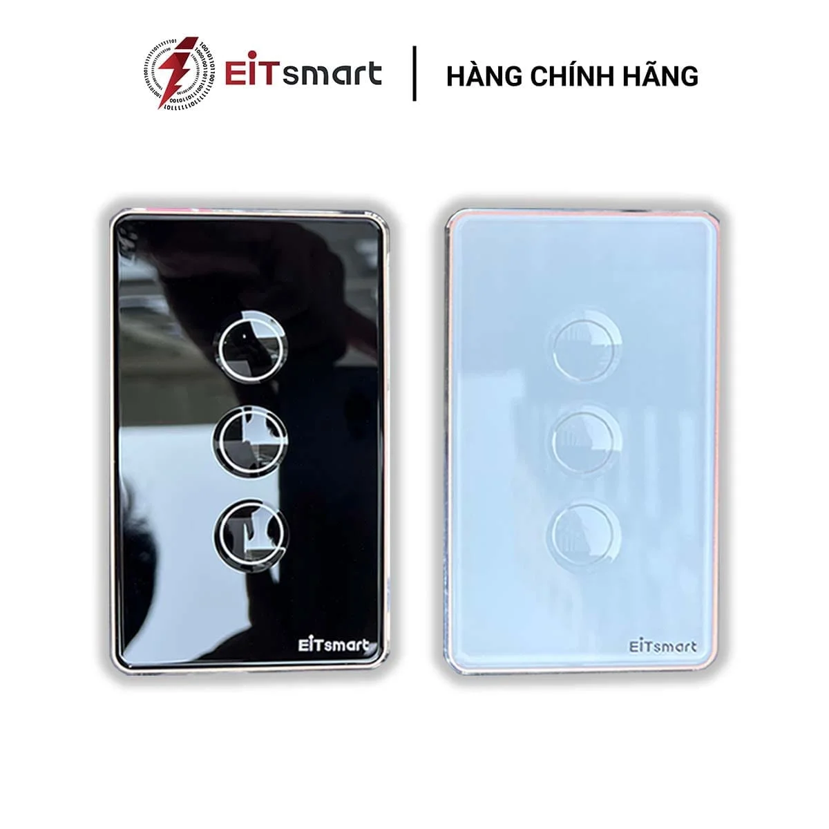 Công tắc thông minh 3 nút EITsmart Mặt kính lõm Chống trầy - Image 9