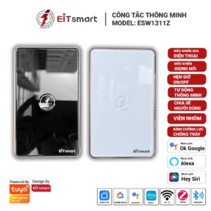 Công tắc bình nóng lạnh Zigbee EITsmart Kính lõm Chống trầy